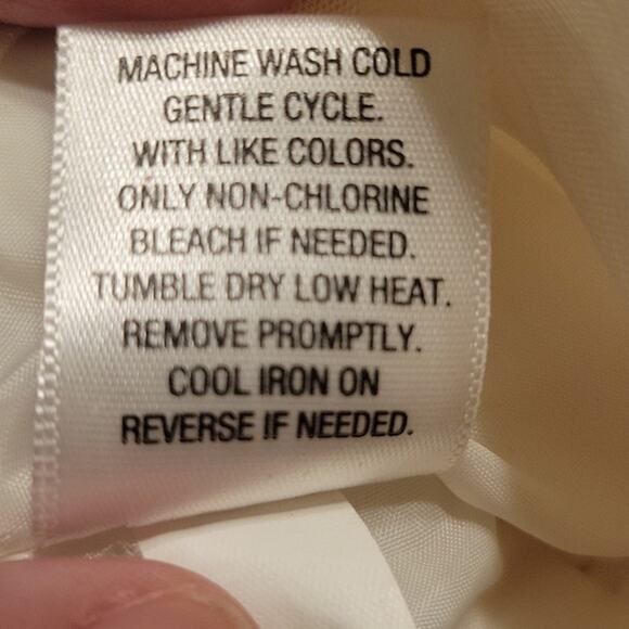 Cherokee Infant Girl Embroidered Dress, Ivory w/ Pink Flowers‎ Size 12 Months - Picture 5 of 9